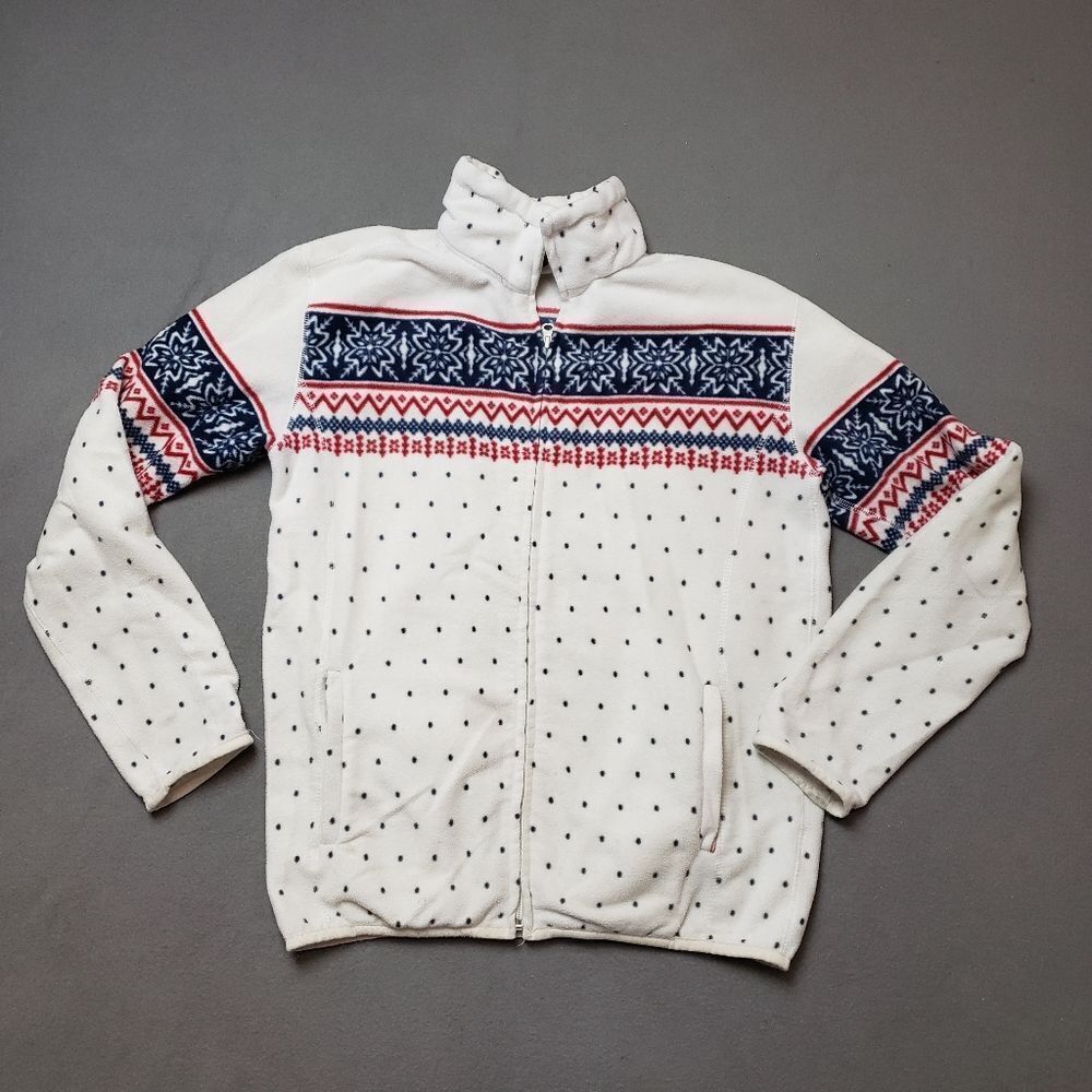 Fahrenheit Active Gear full zip Fleece Long Sleeve Knit Sweater Action Wear